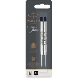 PARKER 1950372 - Kugelschreibermine, schwarz, M, QUINKflow, 2 Stück
