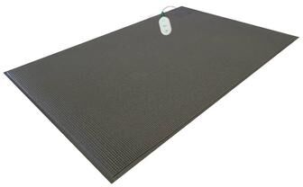 Smart Caregiver """CordLess Weight-Sensing Replacement Floor Mat (Gray, 24""x36"")"""