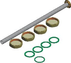 Wolf Fws-2 kit d'hygiène 8616062 pour DN 50, pour un rinçage complet