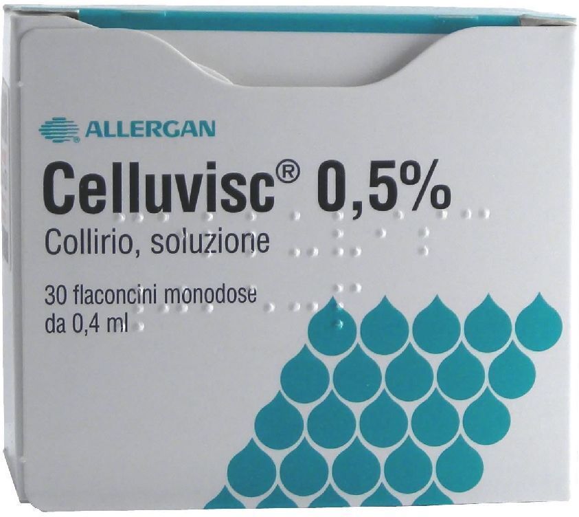 ABBVIE Srl Celluvisc, Collirio Monodose, 30 Fiale
