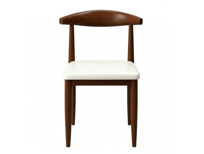 FCZVWPR Esszimmerstuhl Mit Ergonomischer Rückenlehne, Büro-Gästestuhl Robuster Beistell-Esszimmerstuhl Aus Kohlenstoffstahl, Stapelbare Konstruktion(White)