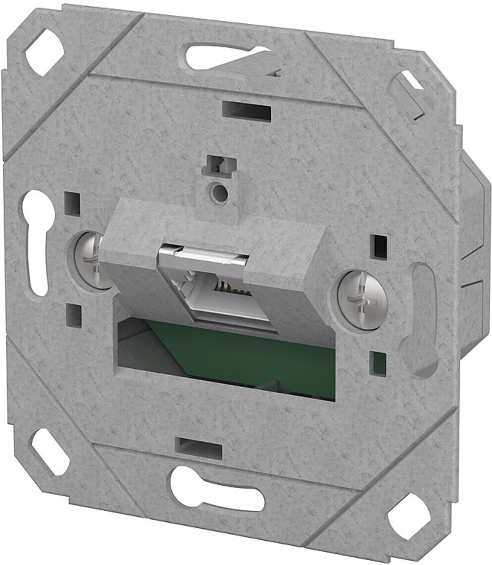 Metz CONNECT Anschlussdose RJ45 LSA++ UP0 metallisch 130E371200-I)