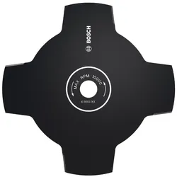 Bosch Zubehör für Akku-Freischneider Brushcutter Blade 25cm 4-Zahn - F016800665
