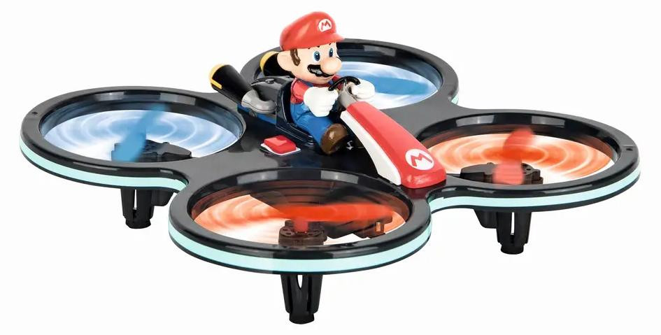 Carrera RC Mini Mario-Copter quadrocopter met 2.4 GHz afstandsbediening en automatische hoogtecontrole