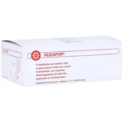 NOBA Rudapor® Fixierpflaster ohne Seitenscheiben - 9,14 m x 2,50 cm 12 Stück 12 St