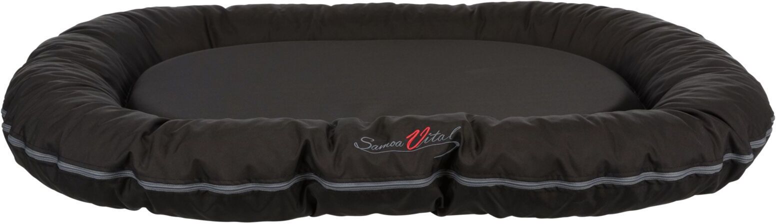 TRIXIE Kissen Samoa Vital, oval, 90 x 70 cm, schwarz