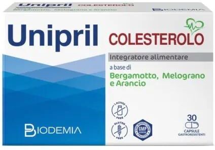 Global Pharma Unipril Colesterolo Integratore Controllo Colesterolo 30 Capsule Gastroresistenti