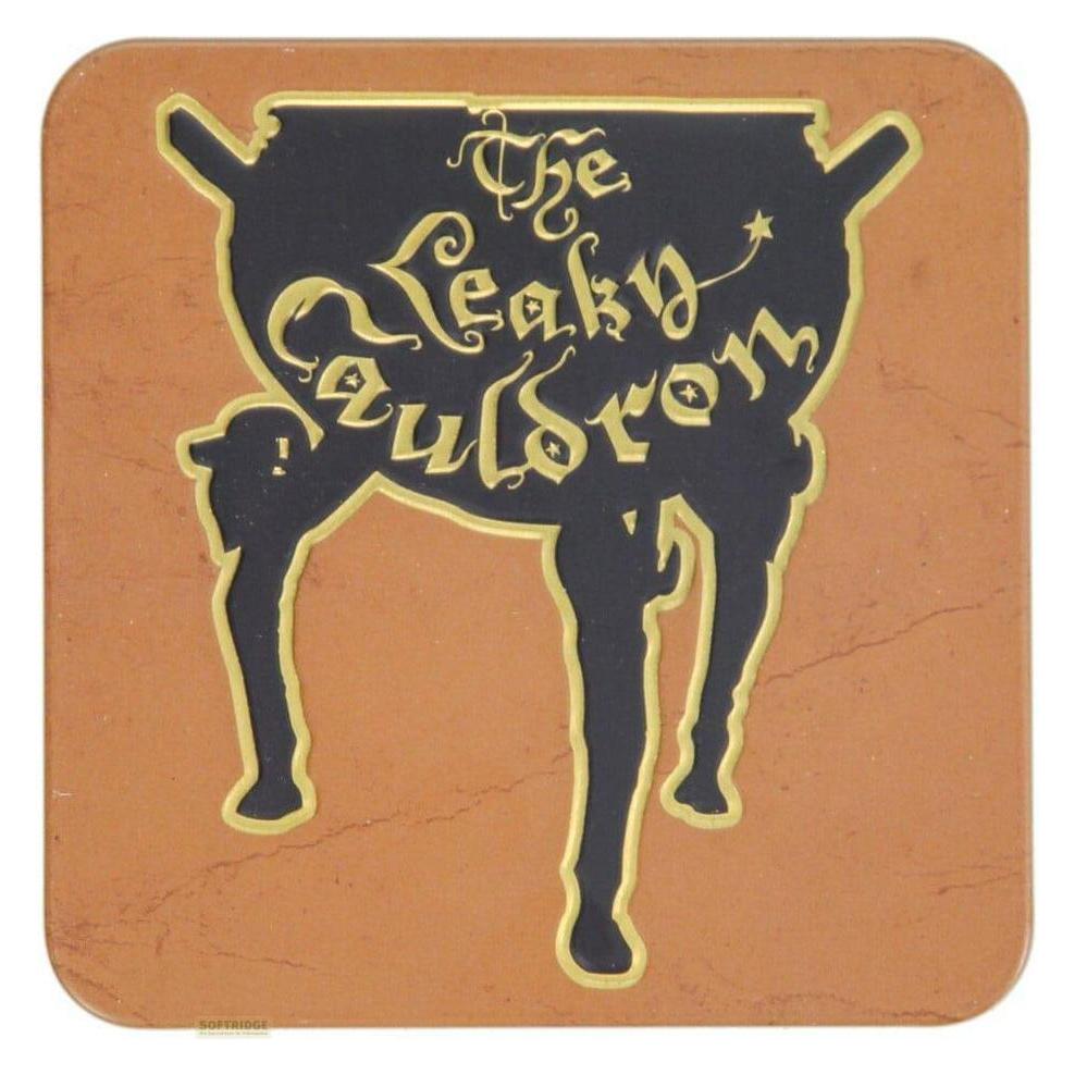 Paladone Products Leaky Cauldron Glass and Coaster Set (0.55 l, 1x) (PP11895HP)