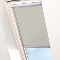 Dachgewerk Verdunkelungsrollo SVSS 94 x 160 cm, Stufenlos, Schiene Alu, Dekor Erika