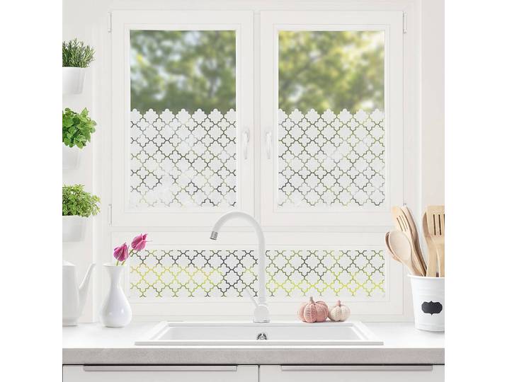 Fensterfolie Pinka Polyethylen Weiß 120 x 60cm