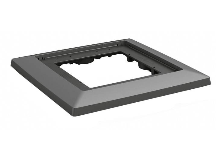 Topfuntersetzer Lechuza Cubico 40 Anthrazit , grau (anthrazit), Kunststoff, Untersetzer, Topfuntersetzer