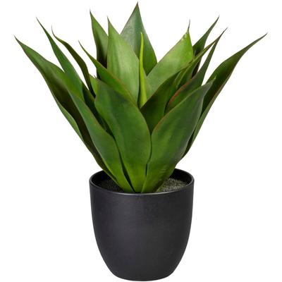 Künstliche Zimmerpflanze CREATIV GREEN "Agave", grün, H:36cm, Kunststoff, Kunstpflanzen, Künstliche Zimmerpflanze