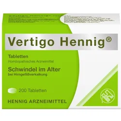 VERTIGO HENNIG Tabletten 200 St
