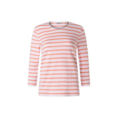 Langarmshirt MAERZ MUENCHEN "Maerz Muenchen 119101 Langarmshirt Damen Bekleidung", Damen, Gr. 44, orange, 95% Baumwolle, 5% Elasthan, Shirts Langarmshirt