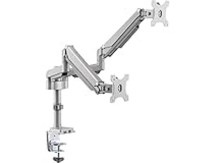 Eaton Tripp Lite Support à Bras articulé Double pour moniteurs de 13” à 34” – Fixation par Pince ou œillet, Ports USB et Audio (Noir) (DDR1732DAL)