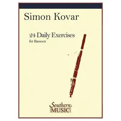 24 Daily Exercises For Bassoon, Fachbücher von Simon Kovar