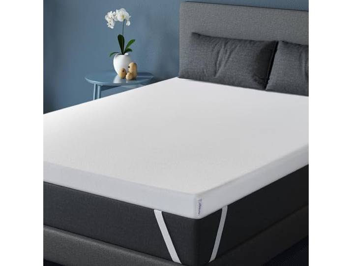 Arensberger Essence Topper 160x200 cm 5cm hoch, H3/H4, Geltopper Waschbarer Bezug, kühlende Matratzenauflage, für Federkern & Schaumstoffmatratzen, druckentlastend, atmungsaktiv & kühlend