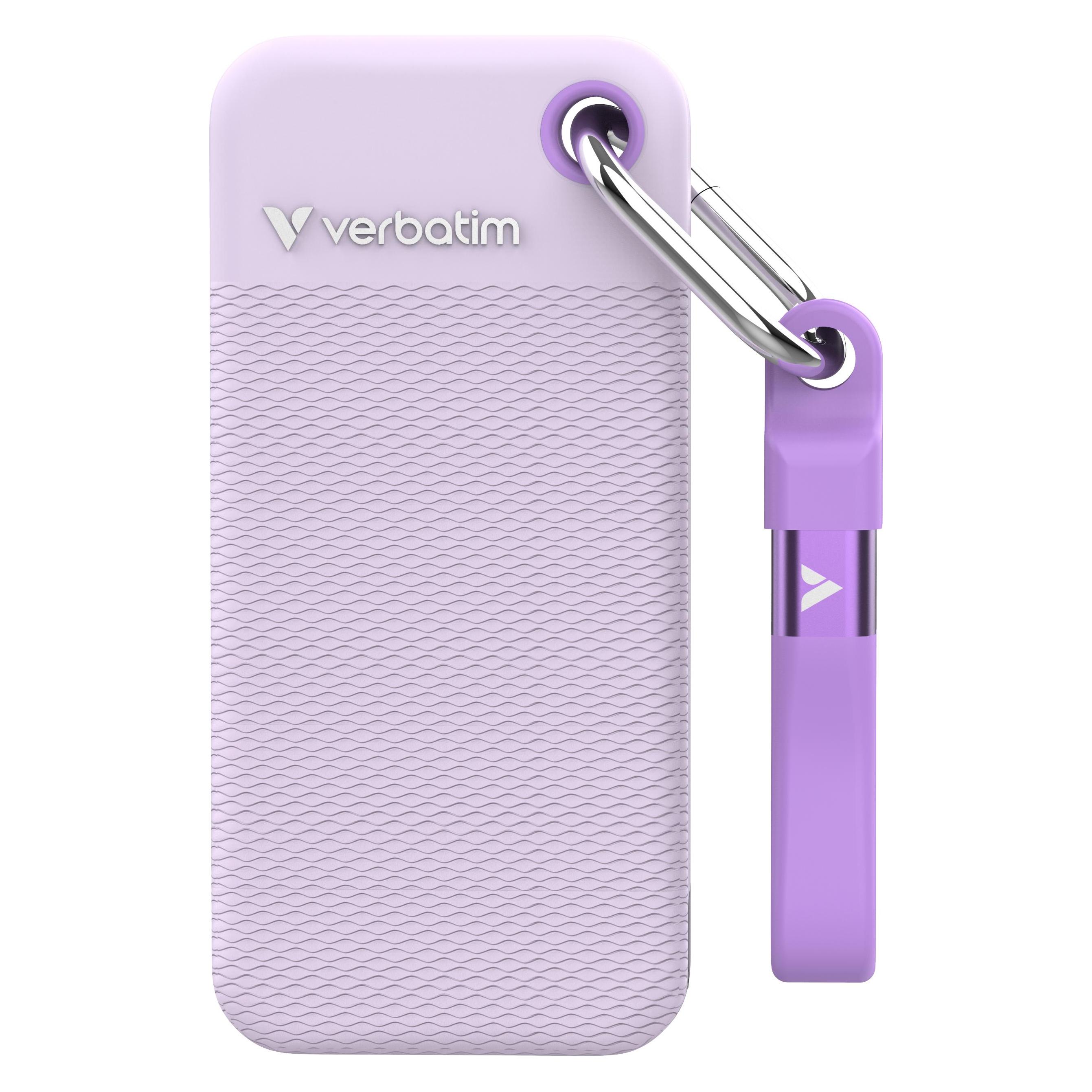 Verbatim Pocket SSD 2TB Purple 2x Slvs (2 TB) (32323)