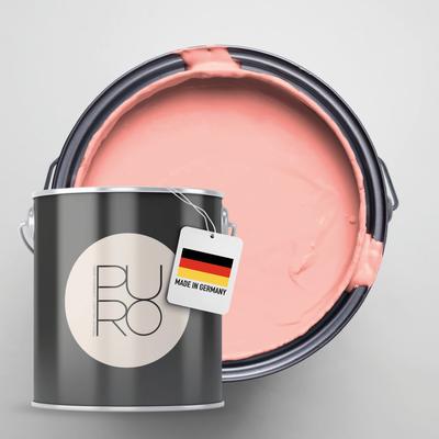 Wandfarbe A.S. CRÉATION "Premium Innenwandfarbe PURO Tuchmatt peachy pink", rosa (c2028 peachy pink), 5 l 5ml, Farben, ideal für Wohnzimmer, Schlafzimmer, Flur und Küche, Farbwelt Pink