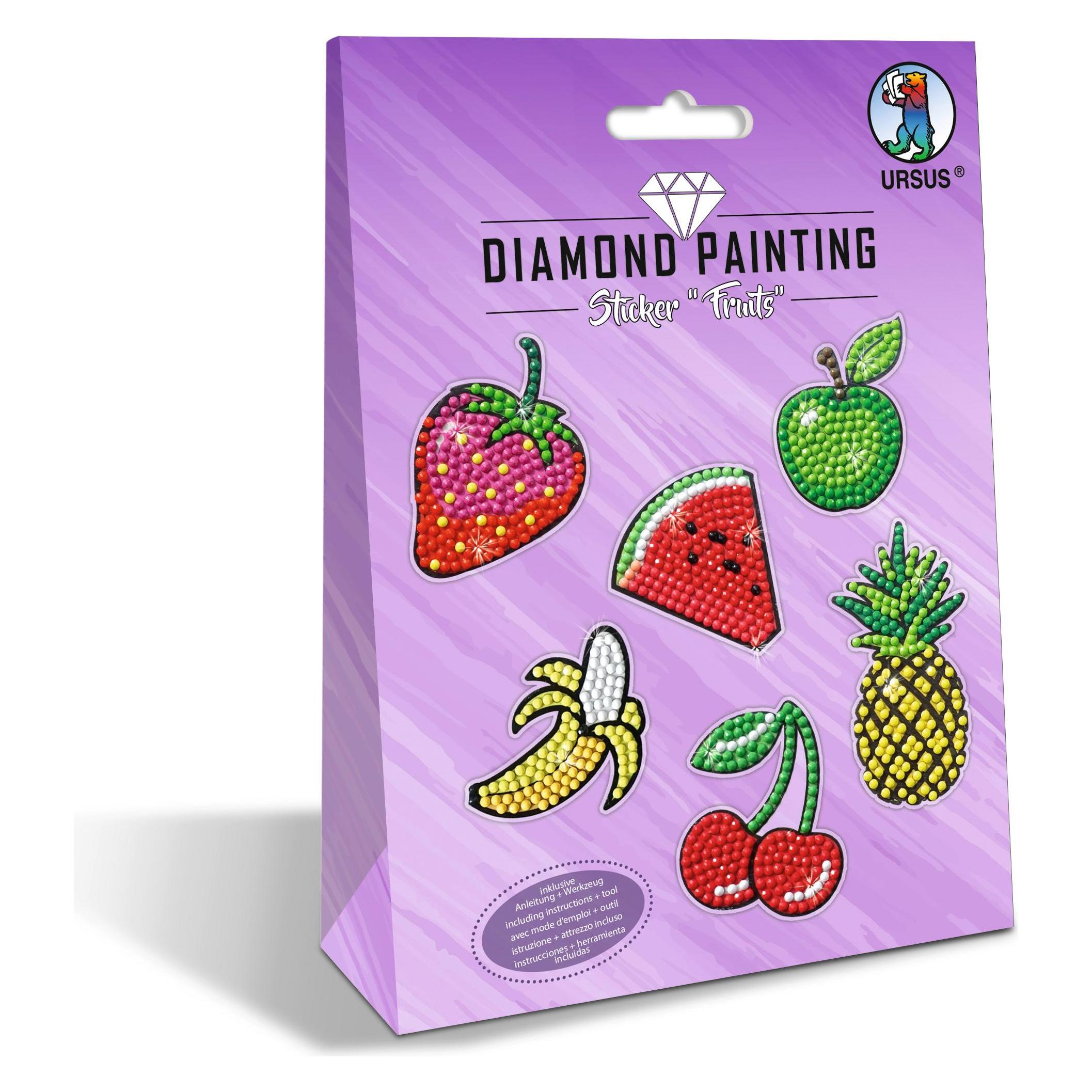Ursus Motivsticker Diamond Painting Fruits (1 Sticker) (43500004)