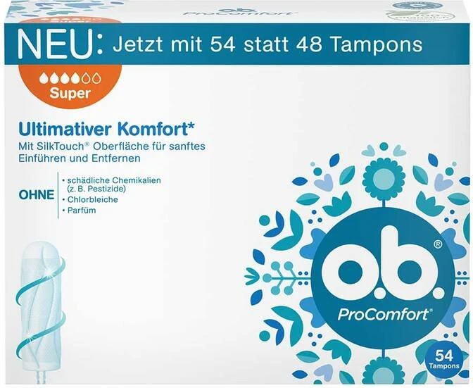 O.b. Tampons ProComfort super 54 St Tampon