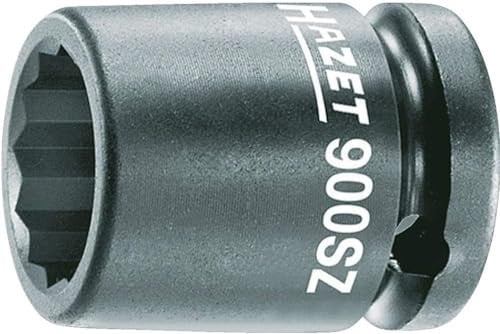 Hazet 900SZ-22 kracht-dubbele doppeninzetstuk, 6-kant, 22 mm, 12,5 mm aandrijfvierkant