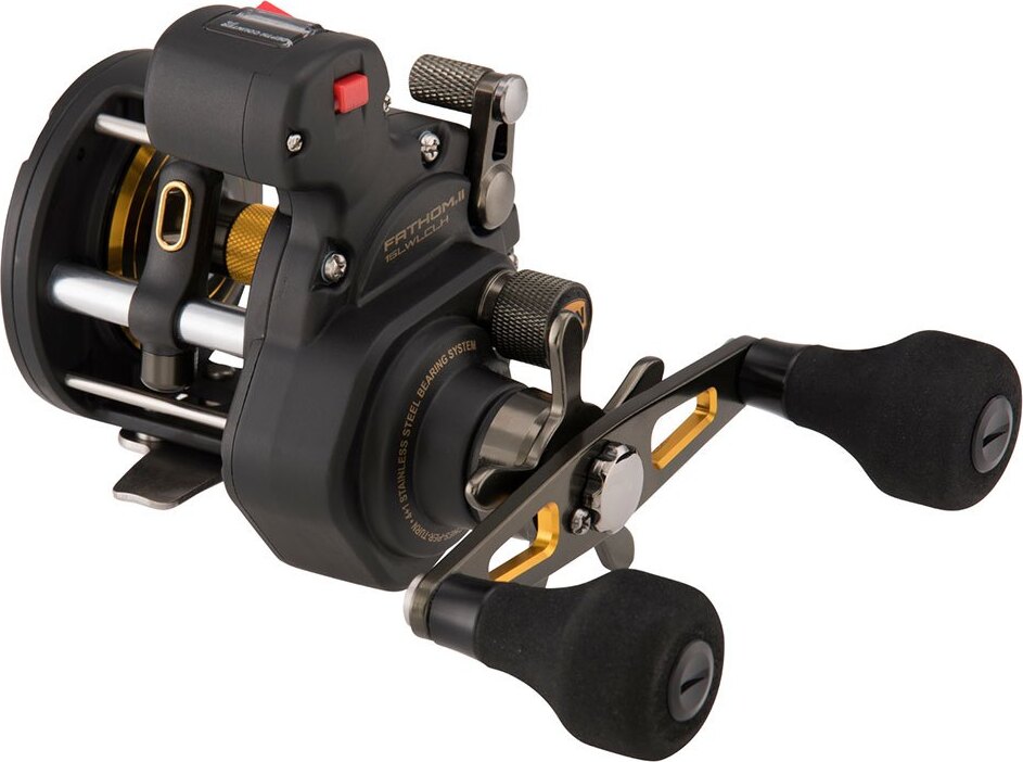 Penn Fathom Ii Level Wind Lc Trollingrolle Schwarz 20 Schwarz 20