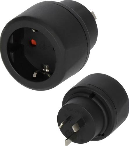 Brennenstuhl Adapter Travel Stecksyst. DE/Aufsatz Austr/Chi Multimedia-Technik