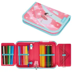 herlitz Federmäppchen Ballet Love rosa 31-teilig