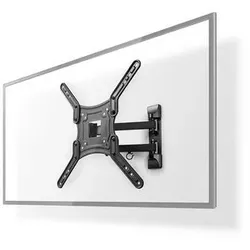 NEDIS TV-Wandhalterung vollb 23-55'' 30kg 180°dreh-, 20°neigbar sw TVWM1530BK