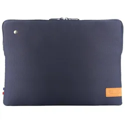 Mobilis LA FRENCHIE SLEEVE 12.5 - 14IN - MIDNIGHT BLUE - MADE IN FRANCE (14", Universal), Notebooktasche, Blau