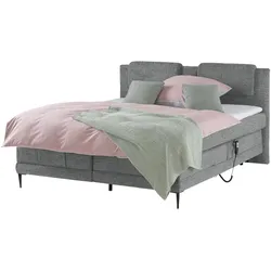 switch Motor-Boxspringbett  Wave , grau , Maße (cm): B: 150 H: 111