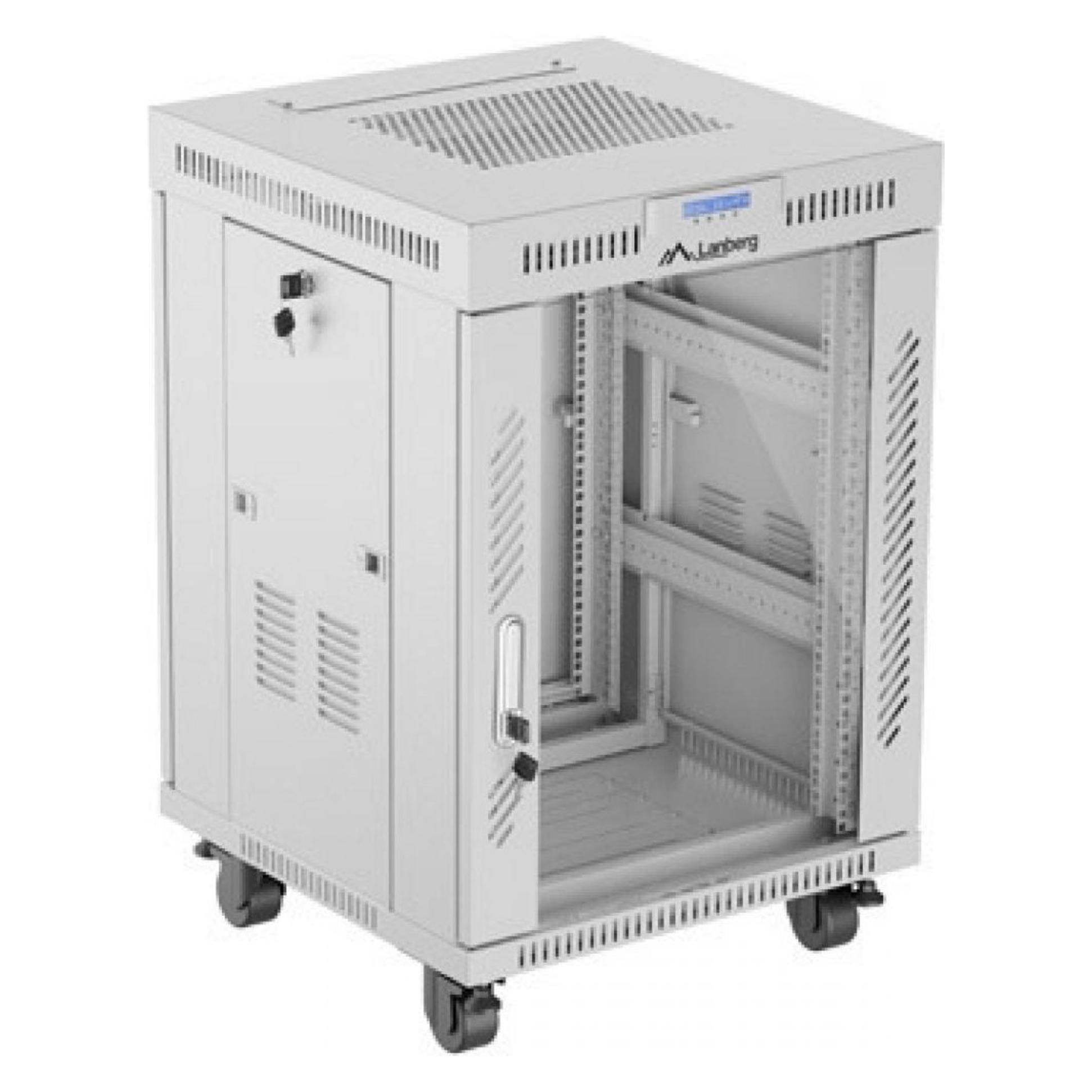 Lanberg rack cabinet 15U 600x600 glass (15 HE, 19 Zoll Rack) (FF01-6615-12SL)