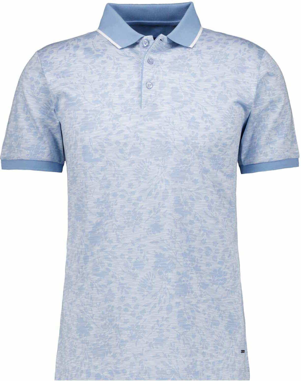 Poloshirt RAGMAN, Herren, Gr. M, blau (hellblau, 757), Piqué, Baumwolle, regular fit, ohne Ausschnitt, Shirts Poloshirt hellblau, 757 M