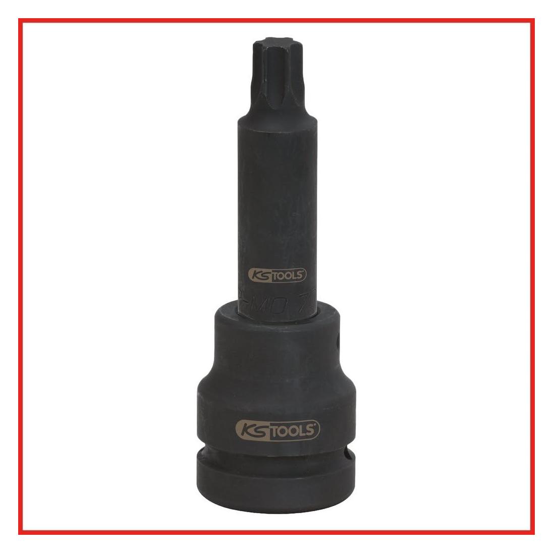 KS Tools Kraft-Wechsel-Stecknuss- und Bitstecknuss-Satz, 3/4"+1", 16 Teile (450.0420)