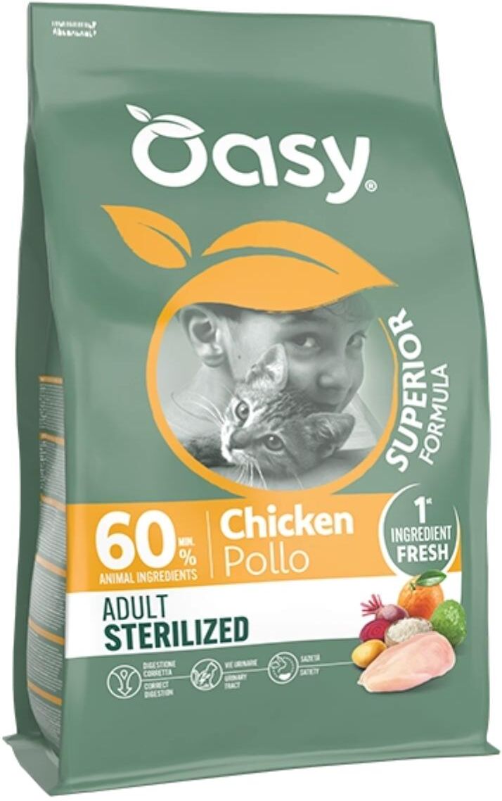 Oasy Cat Sterilized Superior Formula al Pollo 1.5KG