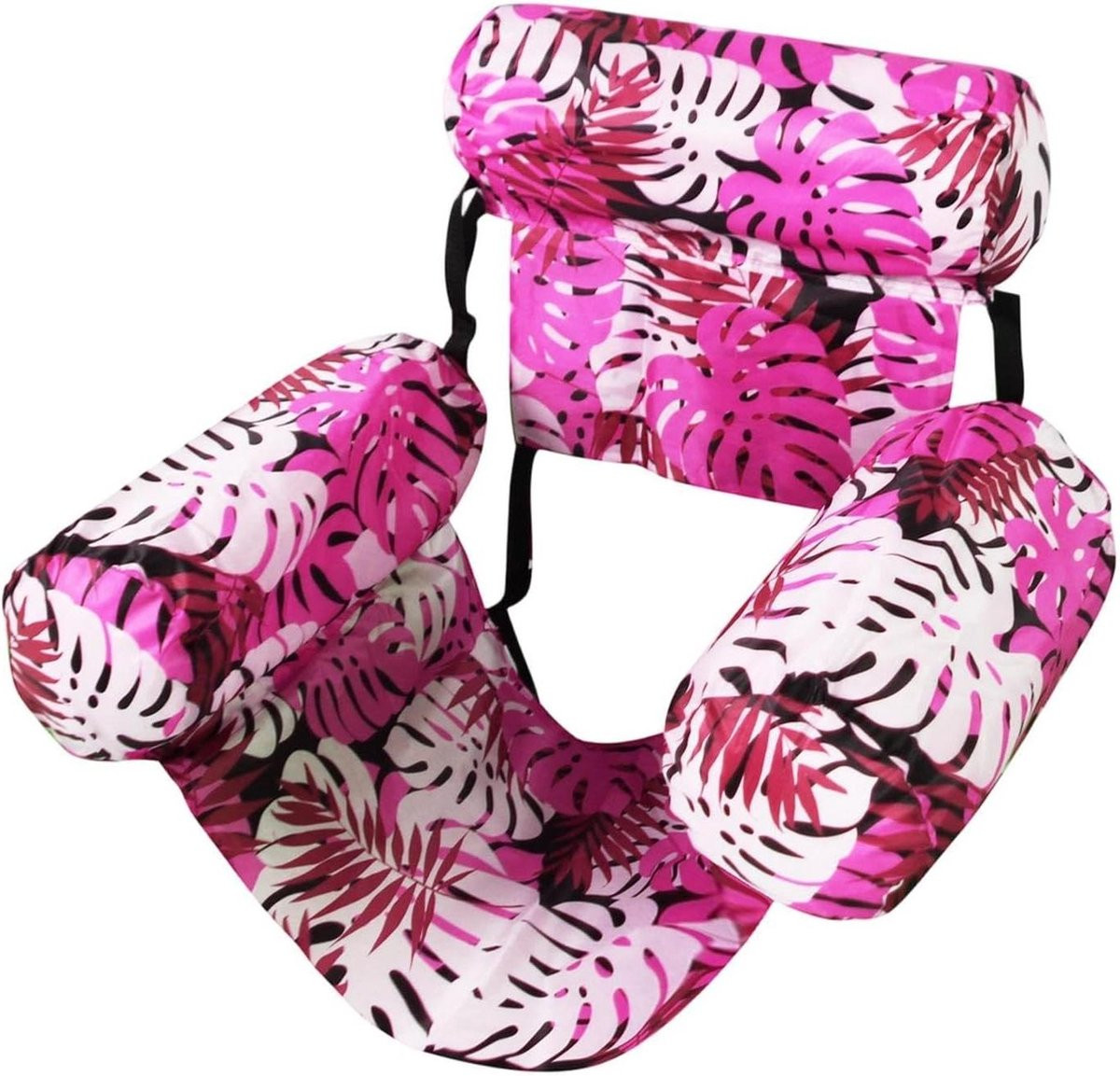 Opblaasbare Pool Ligstoel - Drijvende Stoel met Ademend Mesh Comfort - Roze