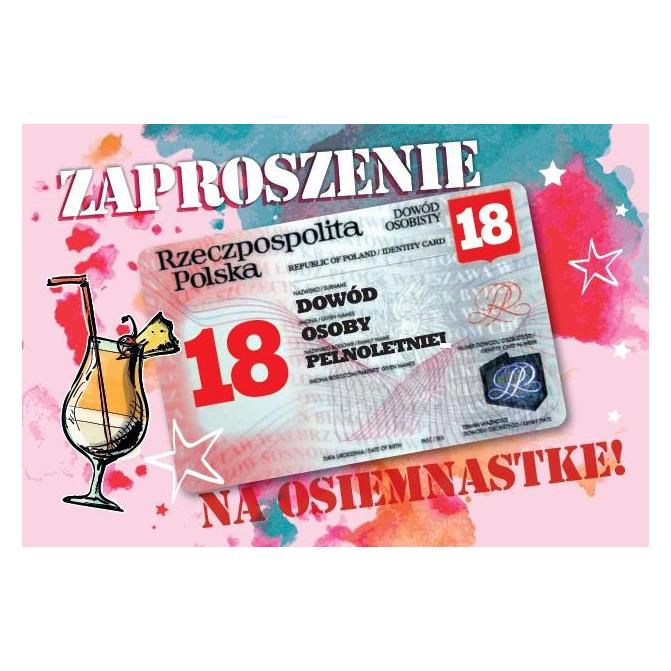 Armin Style Einladung zum 18. Geburtstag ZA-101 (10 Stk.) (10 Stk.) (469174)