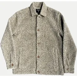 Teddyfell-Shirtjacke Nad-J Grau S