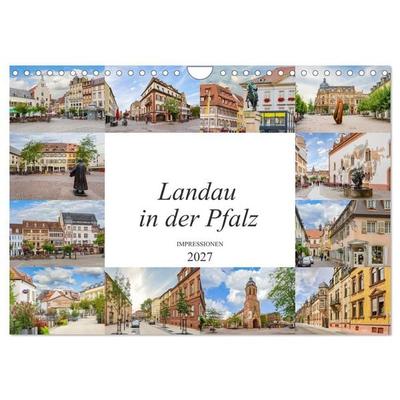 Landau in der Pfalz Impressionen (Wandkalender 2027 DIN A4 quer), CALVENDO Monatskalender