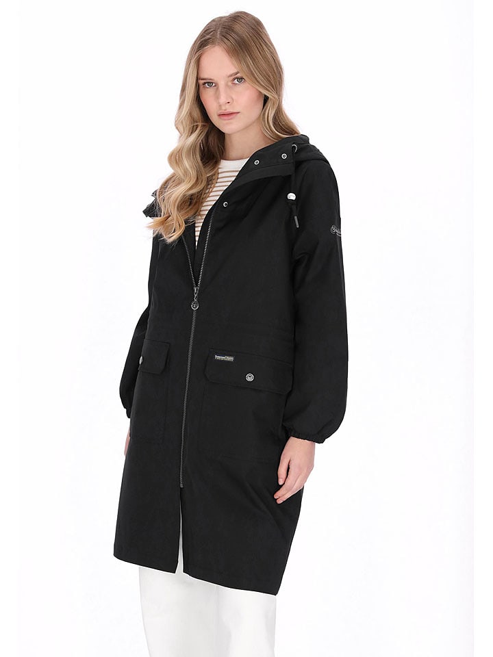Schmuddelwedda Parka in Schwarz - XXL