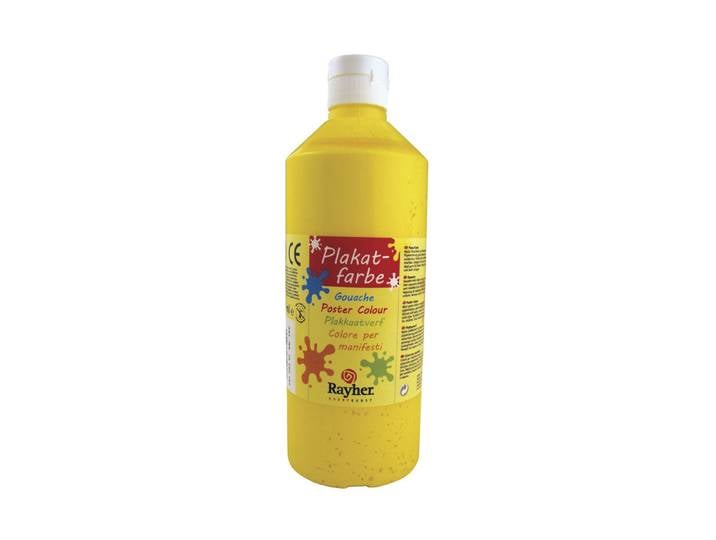 Rayher Plakatfarbe Goldgelb 0.5 l