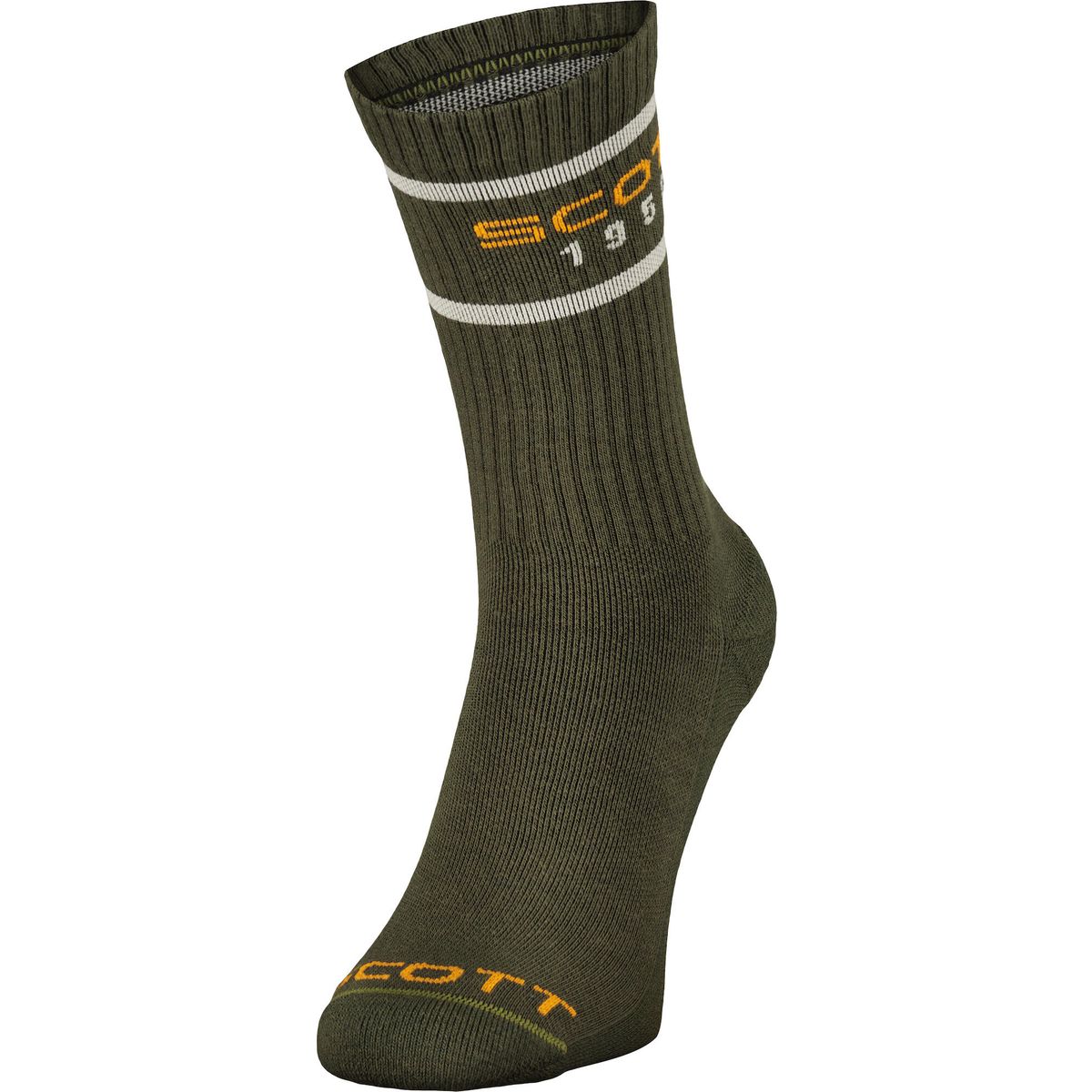Scott Sock Retro Casual Crew fir green (7340) S 4201117340363