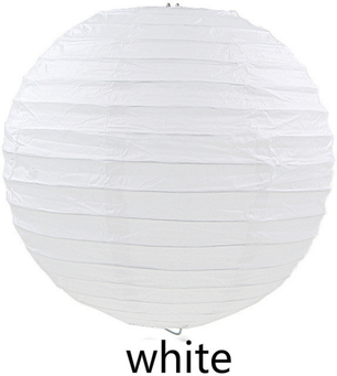 Perfect Picks Market Colorful Chinese Paper Lanterns For Weddings, Christmas, Home, And Party Decorations white