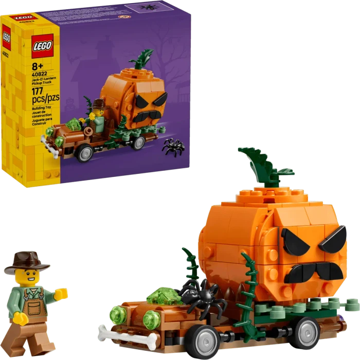 LEGO Iconic 40822 Pickup mit Halloweenkürbis