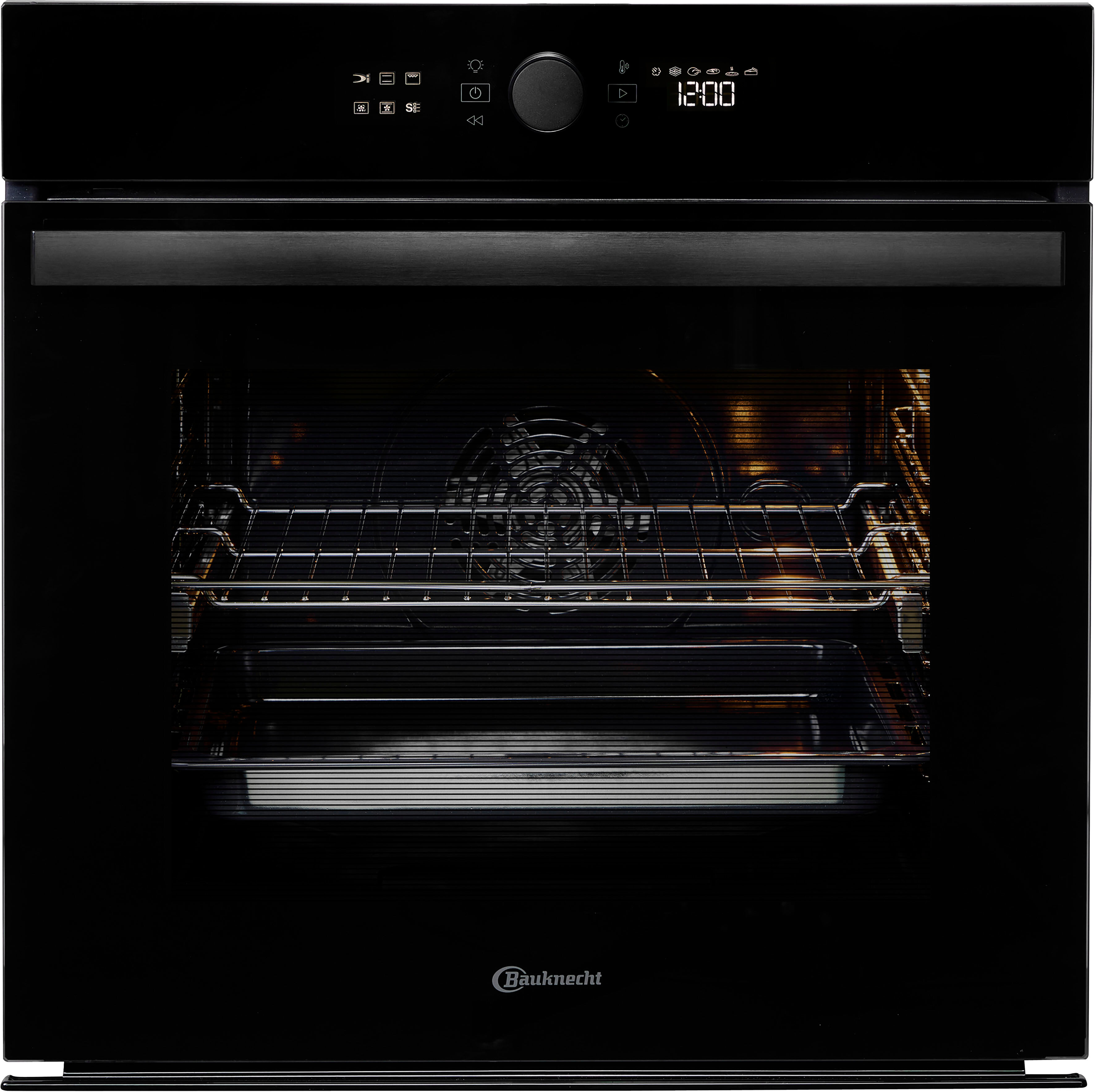 Bauknecht Pyrolyse Backofen "BBI4S8PM1SK", Energieeffizienz: A+, schwarz, Backöfen, Restaurant-Pizza daheim: 310C Pizza-Funktion, Pyrolyse Backofen