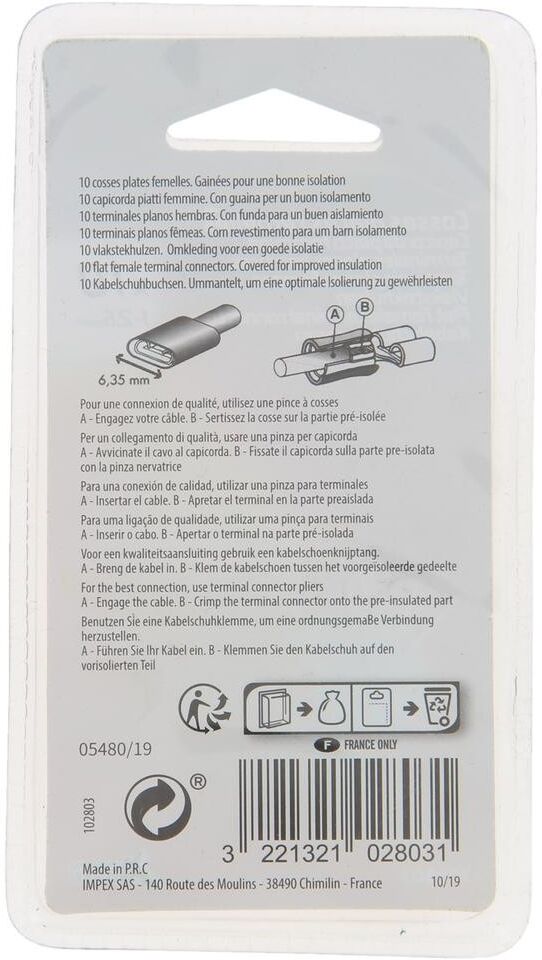 XL 102803 Squeeze Connector
