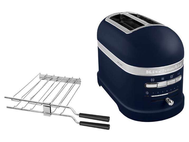 KitchenAid Toaster 5KMT2204EIB Ink Blue, 2 kurze Schlitze, für 2 Scheiben, 1250 W, mit Sandwichzange