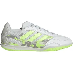 adidas Super Sala III IN Fußballschuhe Kinder crystal white/hi-res yellow/off white 35