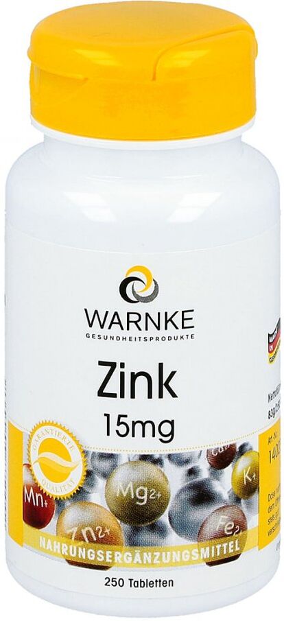 Zink 15 mg Tabletten 250stk